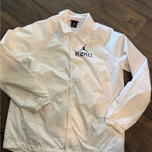 Nike White RE2PECT Windbreaker